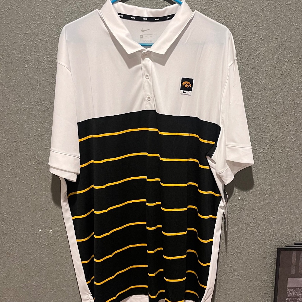 Iowa Hawkeyes Men's XXL Nike Polo NWT